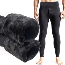 Calça de Roupa Interior Térmica Masculina, 100% Lã Merino, Long Johns, Fundo Quente, Fundo Baselayer