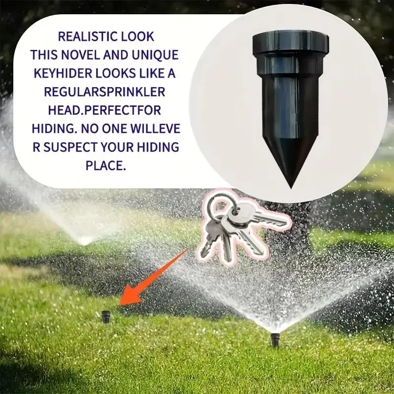 Garten-Schlüsselversteck, Realistischer Unterflur-Gießkanne-Schlüsselsafe, Keine Batterie Benötigt, Langlebiger Kunststoff für Gartensicherheit im Freien – Detail 3