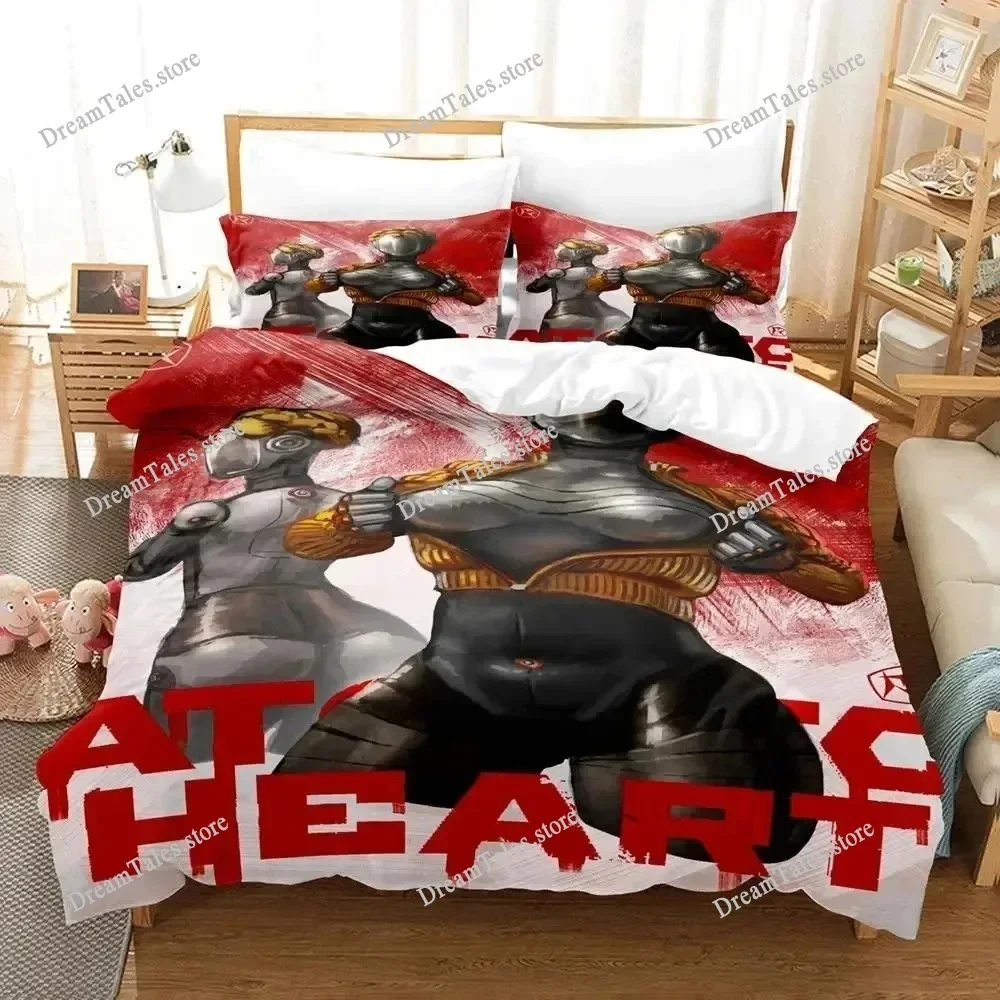 New Atomic Heart Bedding Set Single Twin Full Queen King Size Bed Set Adult Kid Bedroom Duvet Cover Sets 3D Print Game Anime741