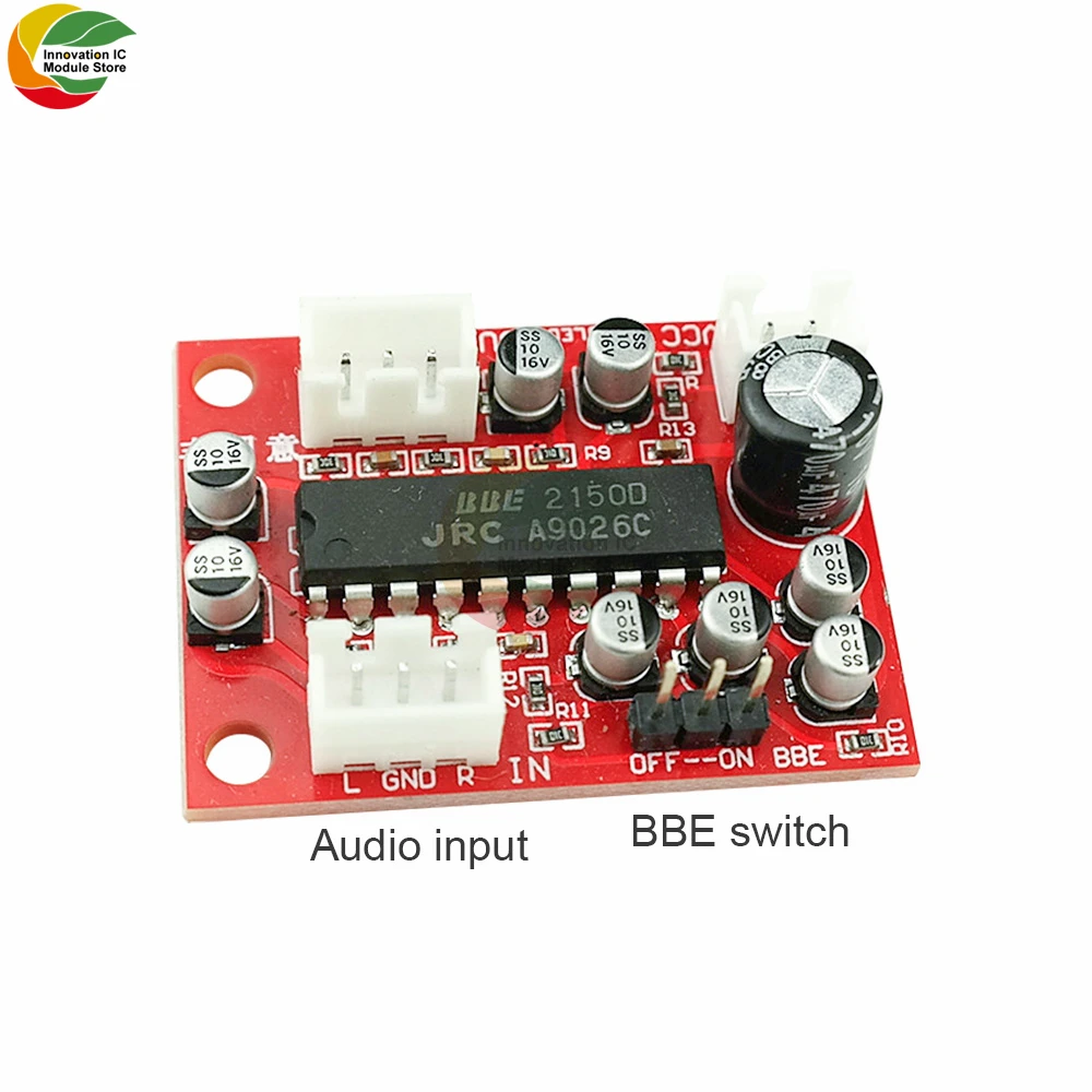 NJM2150 Soundboard Pre-signal BBE Sound Effect Exciter Improves High and Low Bass Clarity JRC 2150 BBE Tone Preamplifier Board