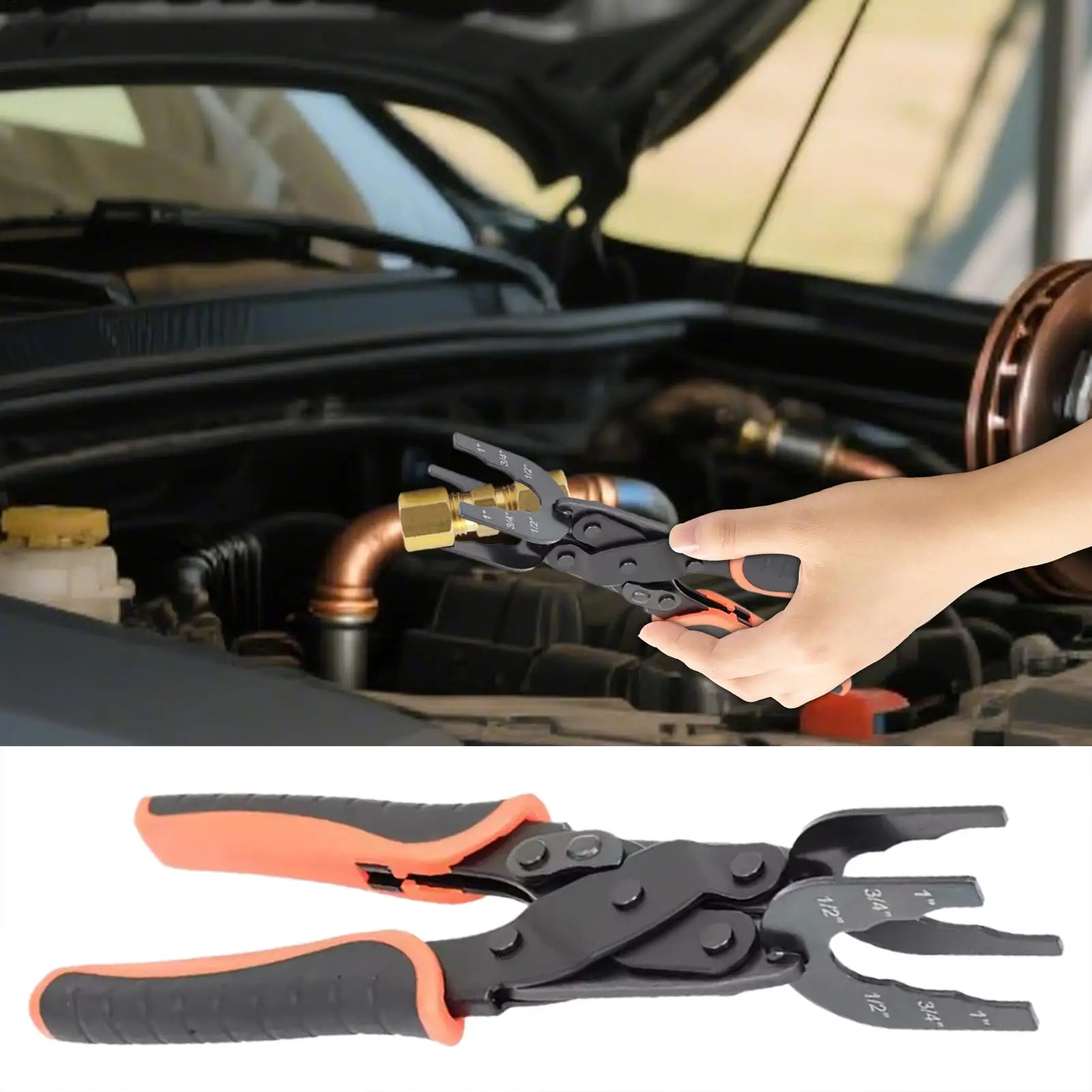 

Automotive Hose Pliers Clamps Tool for Auto Pipe Maintenance Fitting Radiator Tube Wire Pneumatic Car Mechanic Water & Gas Lines