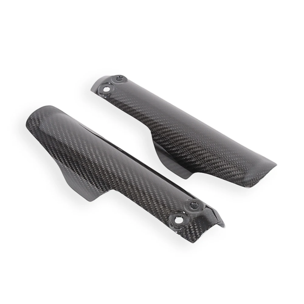 Carbon Fiber Motorcycle Front Fork Fender Cover Guards Cowl For Ducati Scrambler Desert Sled 2017 2018