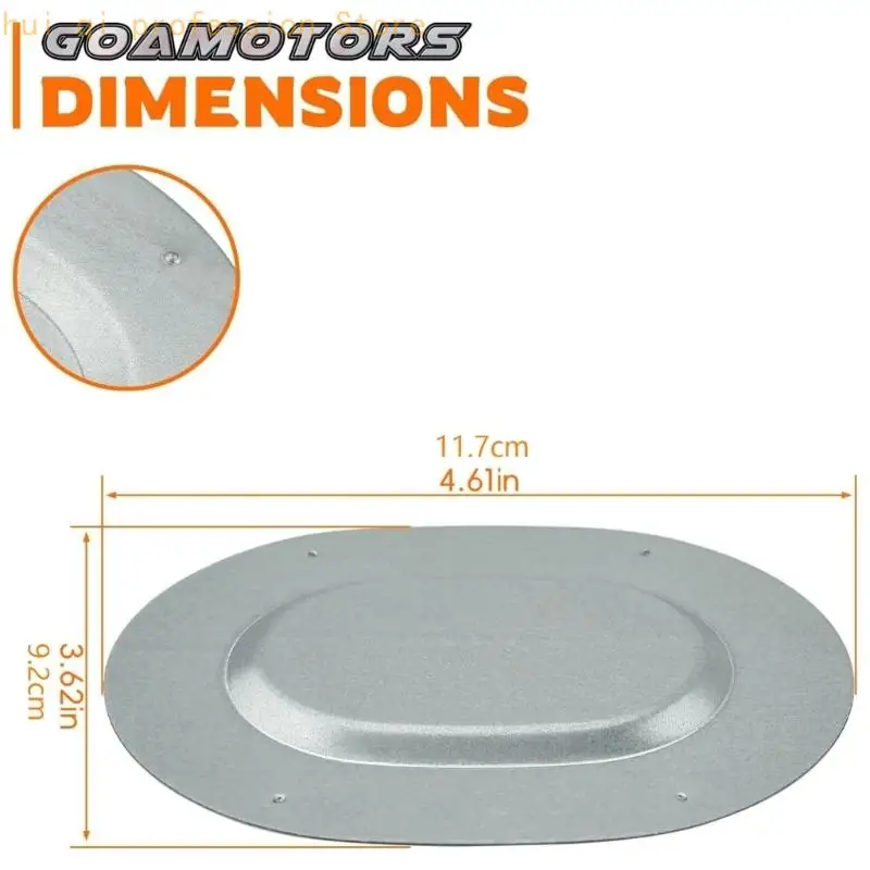 Kofferraum-Ablauföffnungs-Abdeckungsset, 6-teiliges Service-Hardware-Set aus Edelstahl H8WE – Detail 6