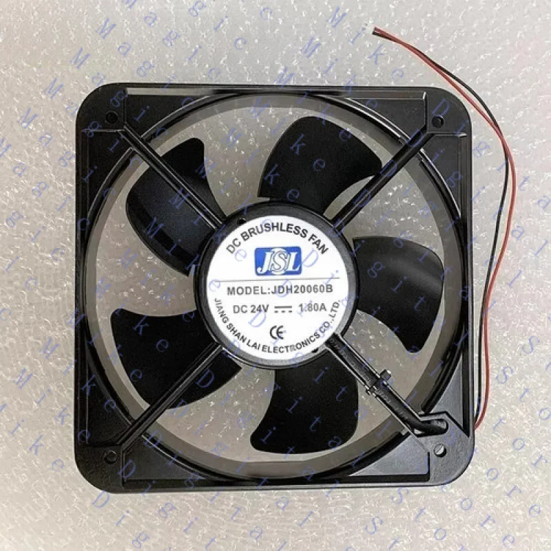 UU ل JSL JDH20060B 20060 DC24V 1.80A 20 سنتيمتر مروحة تبريد تدفق الهواء الكبيرة
