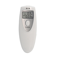 Free shipping Portable Breath Alcohol Analyzer, Digital Breathalyzer Tester,LCD Display in Two Units: %BAC & g/L AT-6387S
