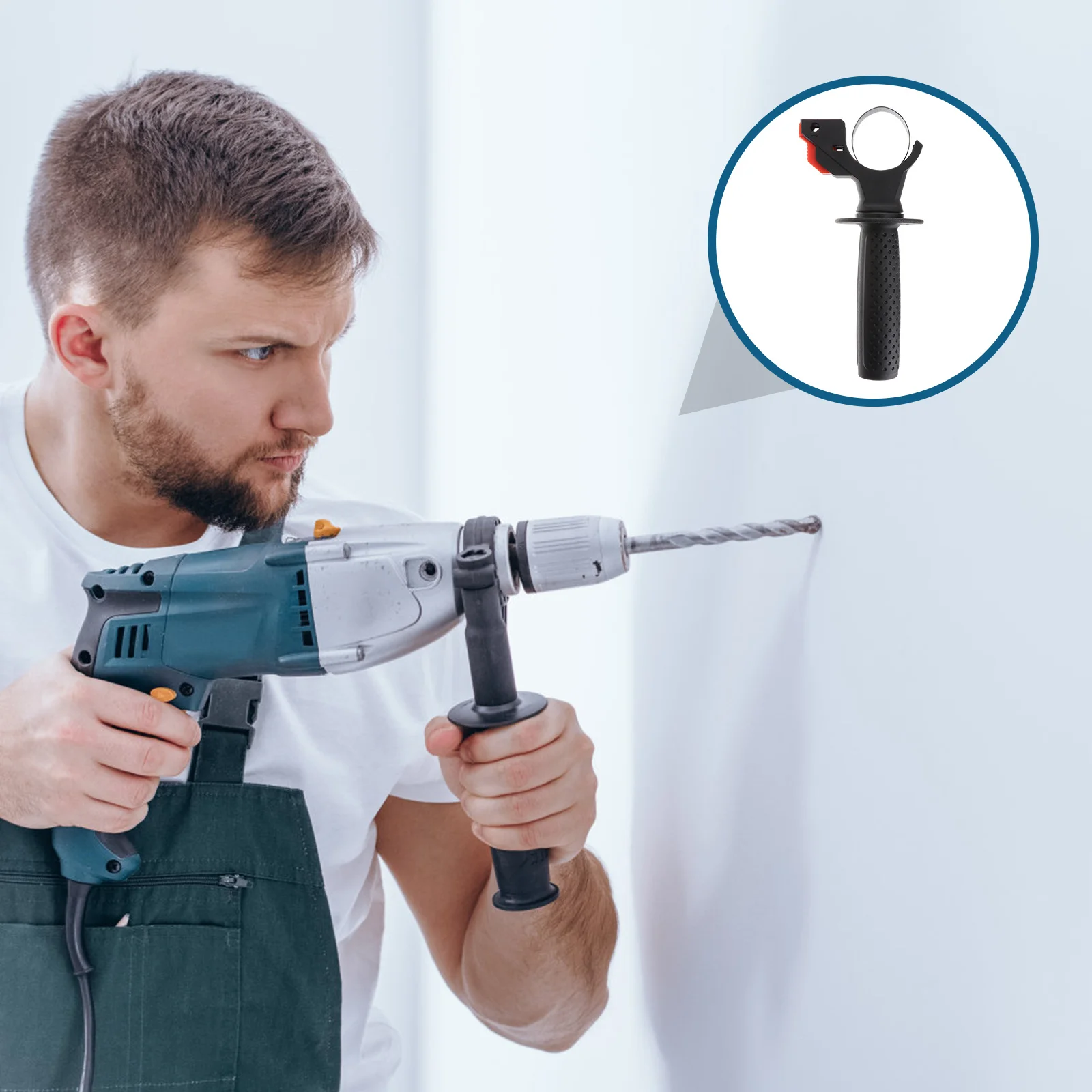 

2Pcs Adjustable Electric Hammer Handle High Quality Material Ergonomic Design Comfortable Grip Practical Usage