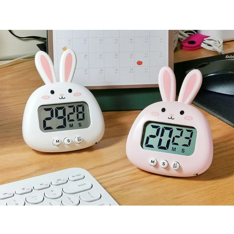 Digital Timer Cartoon Animal Countdown-Timer Kitchen Alarm Clock Multifunction Time-Reminder-Digital Cooking Timer