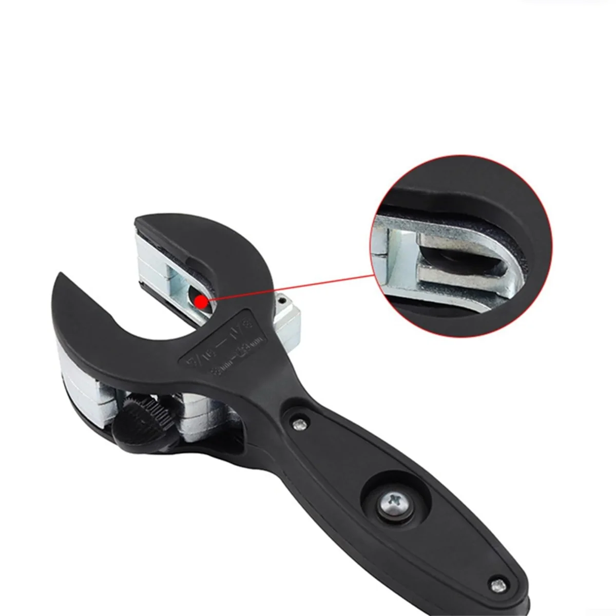 COMEE Ratchet-Type Pipe Cutter, One-Hand Fast Pipe Cutting Tool, for Cutting 5/16-1-1/8 Inch Stainless Steel Copper Aluminium