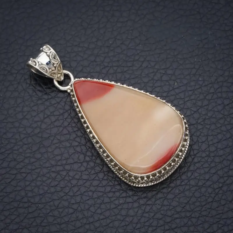 StarGems Natural Royal Imperial Jasper Handmade 925 Sterling Silver Pendant 2