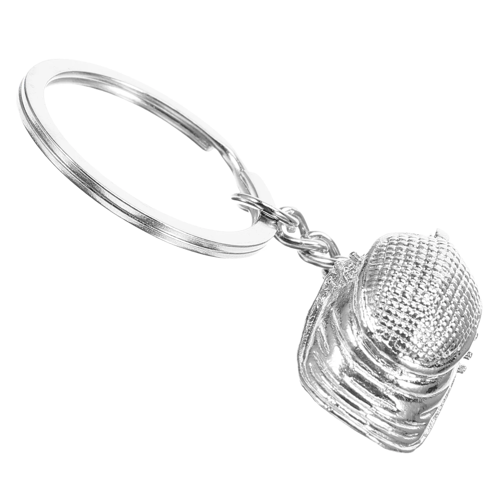 

Keyring Keychains Fencing Portable Metal Charm 85x3cm Souvenir for Bag Decor Gear Silver Mask Creative Equipment Travel