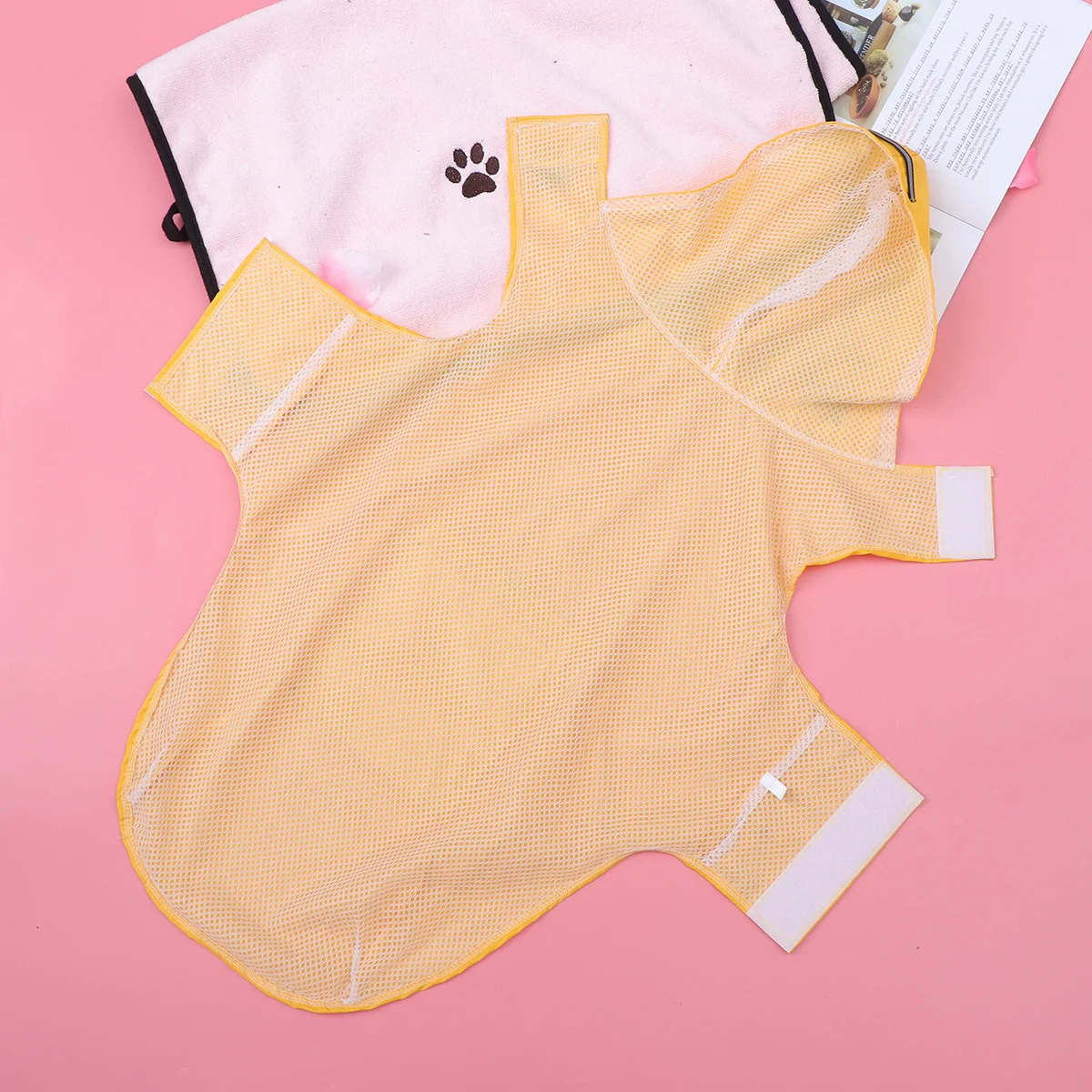 

3Xl Yellow Dog Raincoat Waterproof Nylon Fabric Hooded Design Reflective Strips For Large Pets Puppy Poncho Rain Jacket Pet