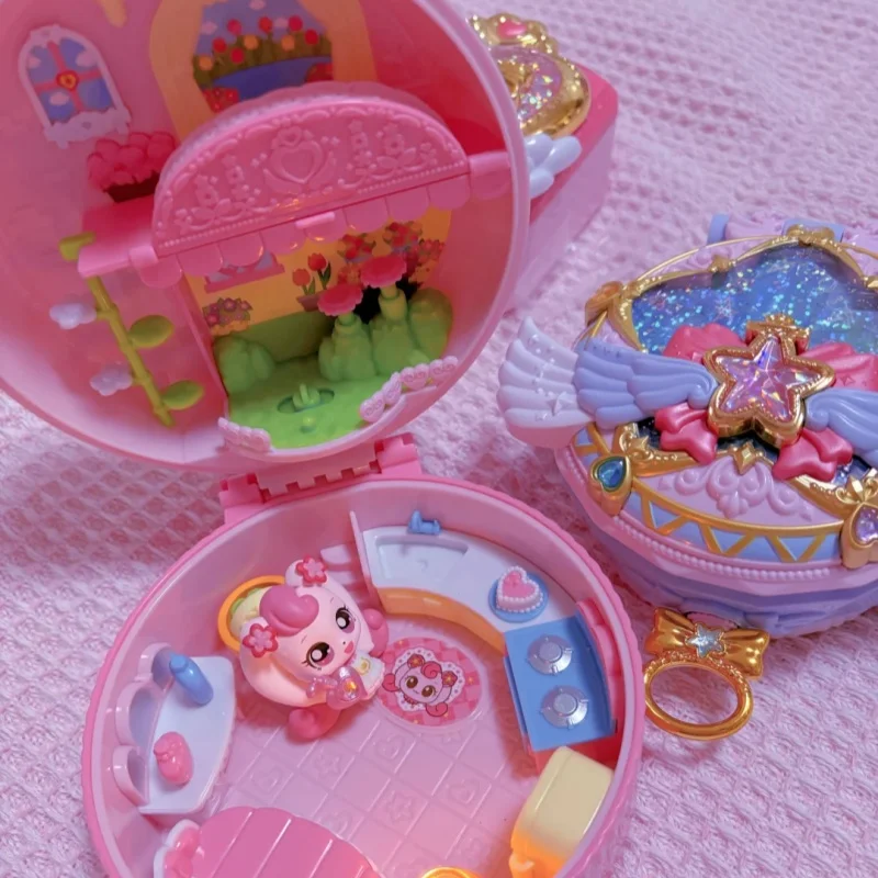 

Cartoon Cute Toy Teenieping Flower House Princess Castle Ice And Snow Series Trendy Kid Birthday Gift Genuine in Stock