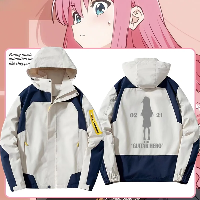 

Мужская куртка Collaboration Edition «Lonely Ro» в стиле аниме, весенне-осенняя верхняя одежда из полиэстера, на молнии, стандартный крой