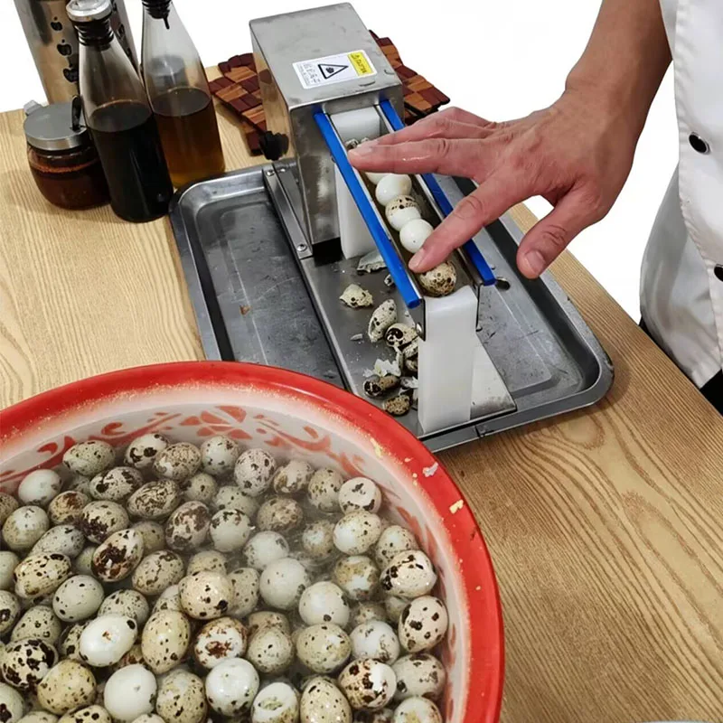 Small Quail Egg Sheller Electric Quail Egg Peeler Machine Household Small Commercial Bird Egg Peeling Machine