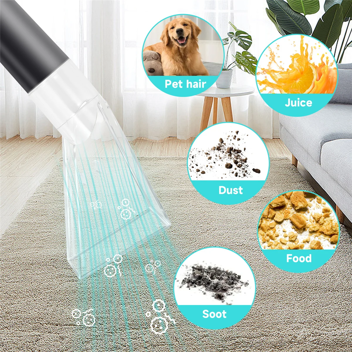 A01M 1 قطعة رأس دوار مكنسة كهربائية فرشاة فوهة مكنسة كهربائية فرشاة رئيس فراغ الطابق فوهة منظف السجاد الفوهات