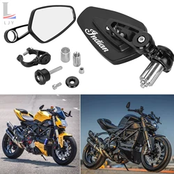 For Indian FTR 1200 S FTR1200 Motorcycle CNC Rear View Mirrors Anti-Glare HD Motorbike Handlebar End Side Mirror