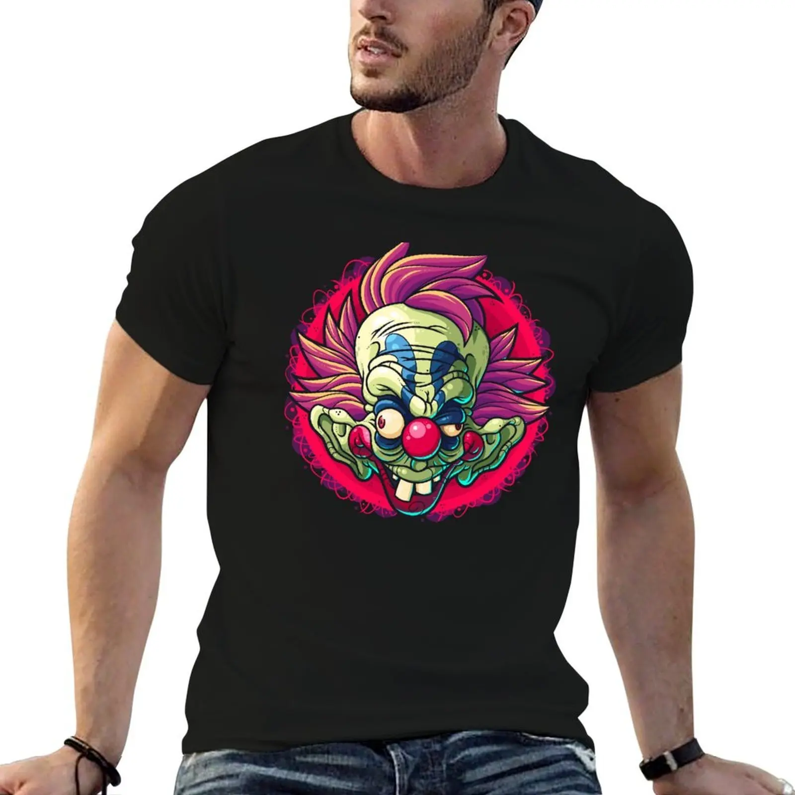 Killer Clown T-Shirt t shirt personalised t shirt custom print anime t shirts oversize T-shirt