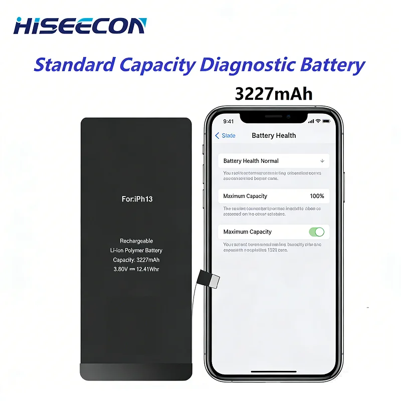 

3 шт. для iPhone 12, 13, 14, 15: Диагностическая батарея премиум-класса, стандартной емкости, 0 циклов, долговечная, без всплывающих сообщений, 100% исправность, стабильное состояние на iOS 18 и 26.