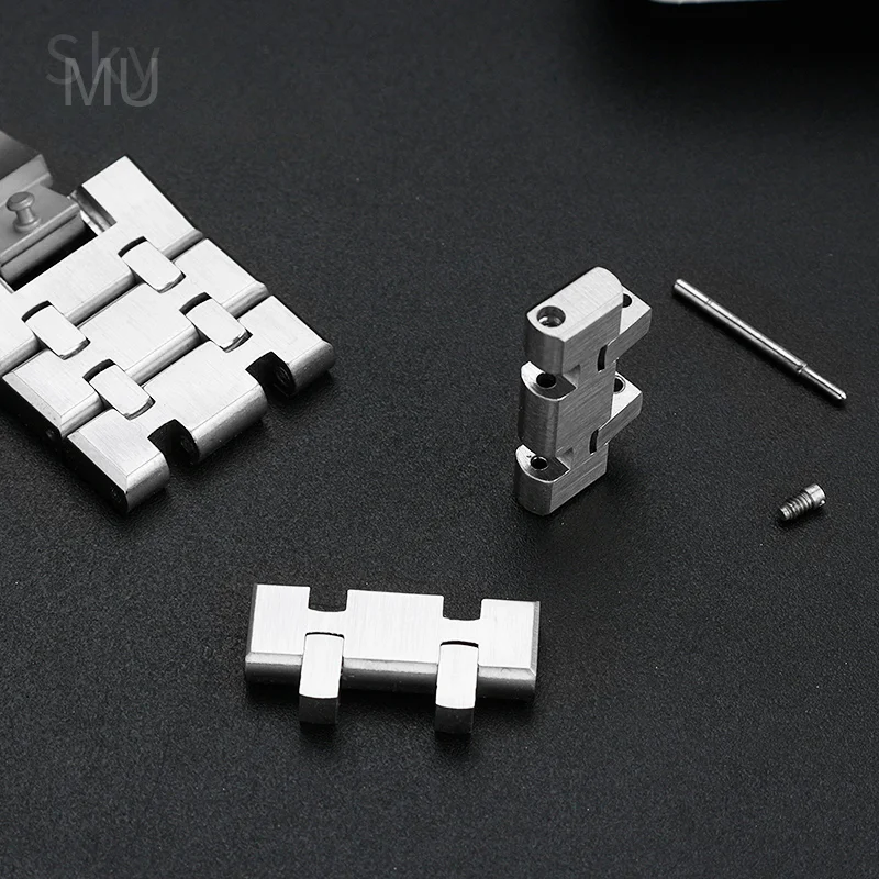 Мужские деловые водонепроницаемые Антикоррозийные ремешки для часов AP Royal Oak 15400/26331/15500 твердая нержавеющая сталь 26 мм фоторемешок