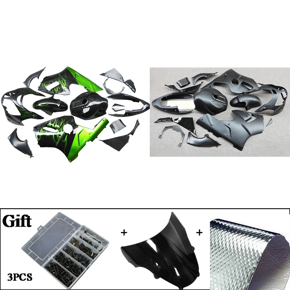 

ABS Injection Fairing Kit Body Work For KAWASAKI ZX12R ZX-12R 2000-2001