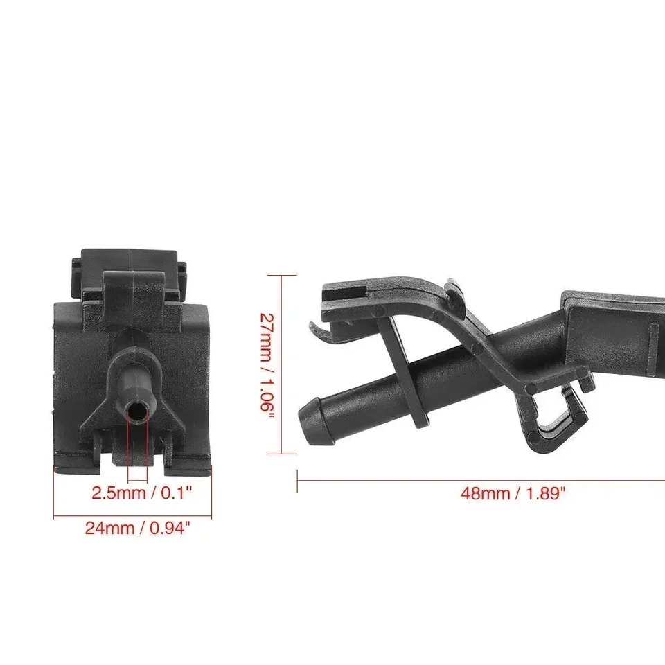 2pcs 85381-12300 Windshield Washer Nozzle Jet Spray For Toyota For