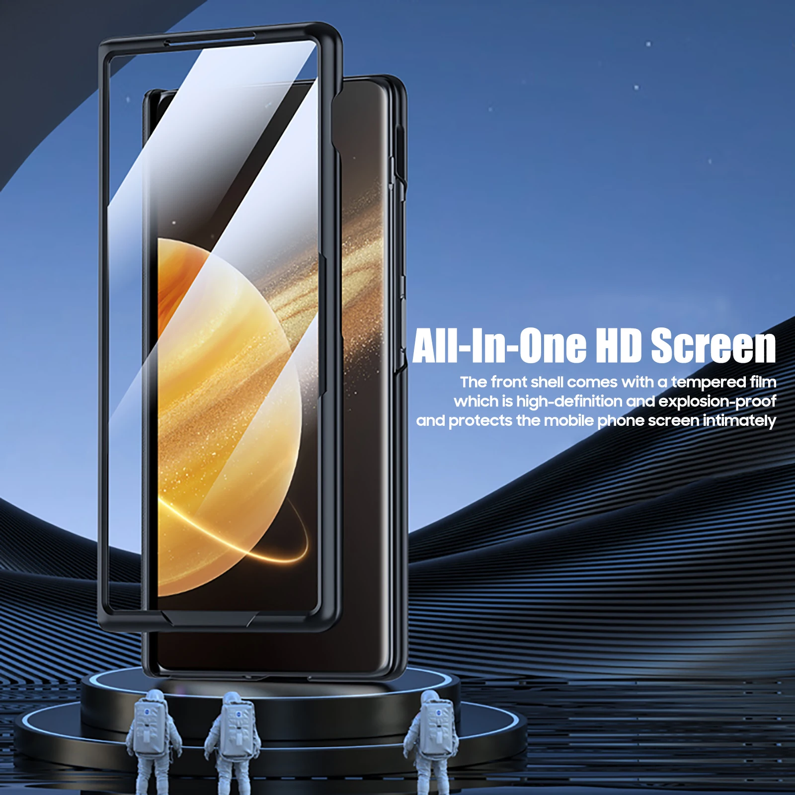 Кожаный защитный чехол для Honor Magic V3, встроенная пленка для подставки для камеры, защита петли, подходит для чехла для телефона Magic VS3