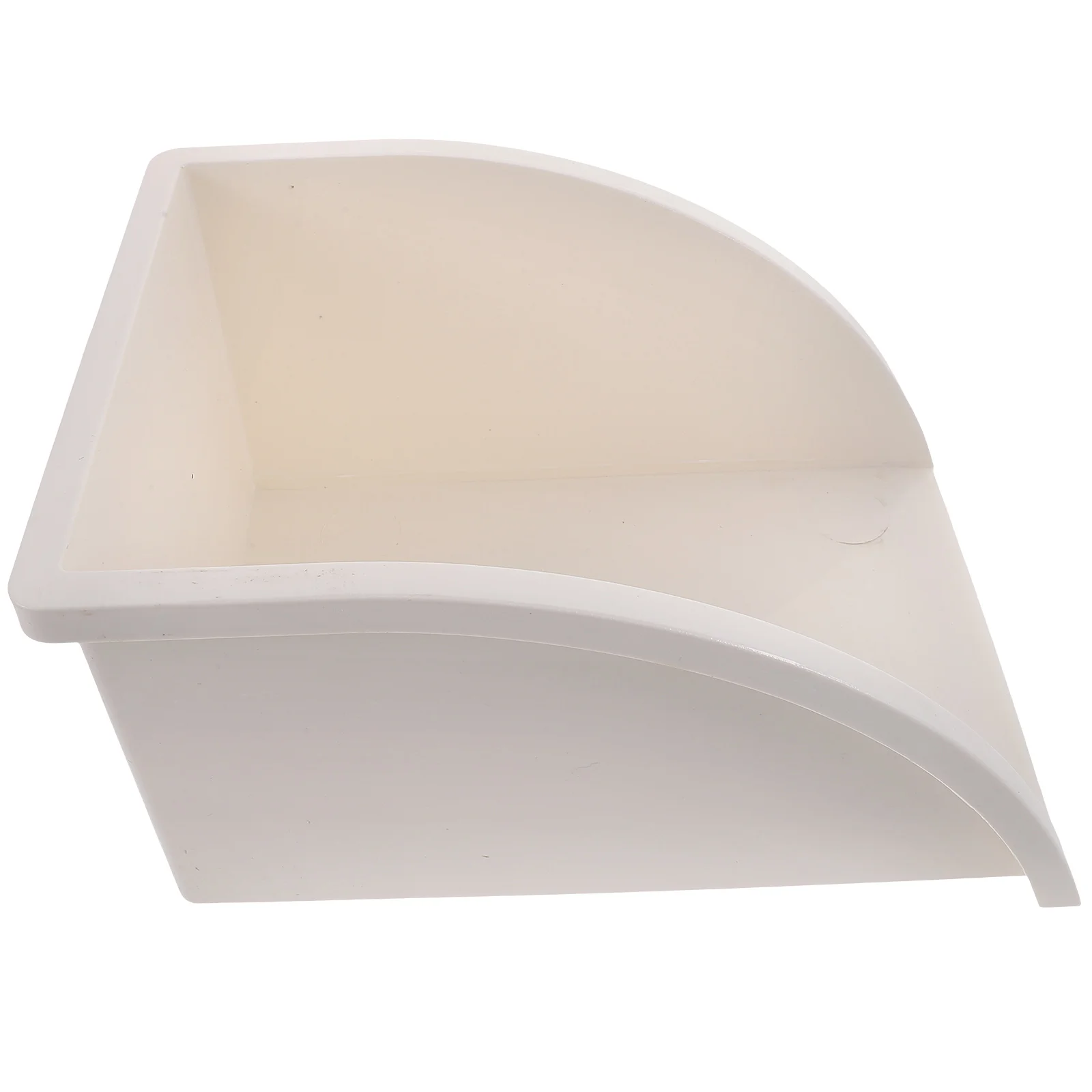 

1pcs Water-collecting Dustpan PVC Drainage Gutter Downspout 110mm Grey Durable Easy Install Rainwater Collection System