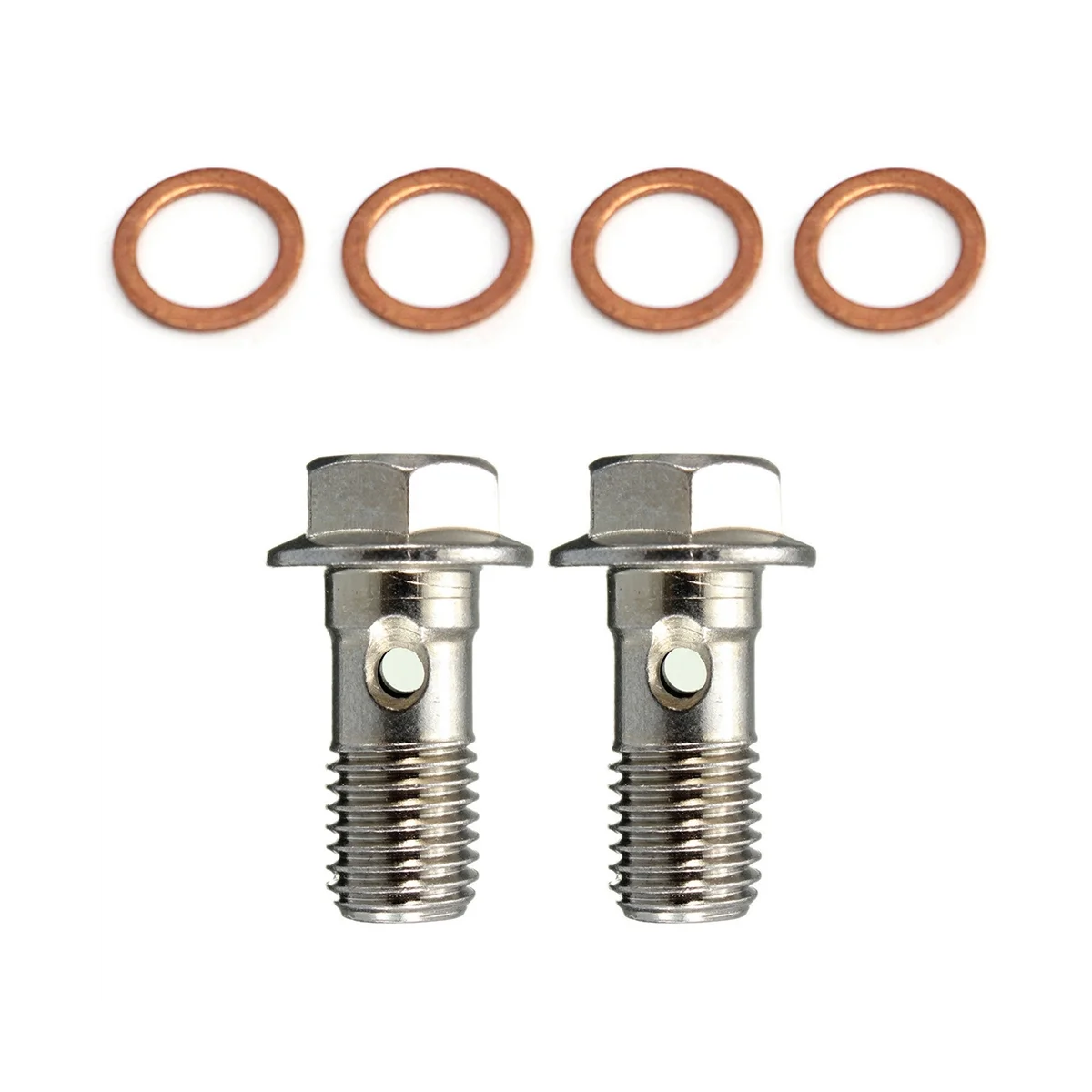 Motorcycle Stainless M10 x 1.25 Banjo Brake Master Cylinder Screw Brake Hose Caliper Bolt Hydraulic Clutch Screw