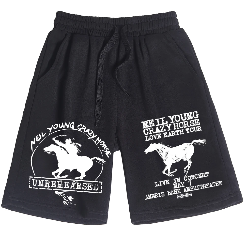 

Мужские летние хлопковые брюки с принтом «Crazy Horse»