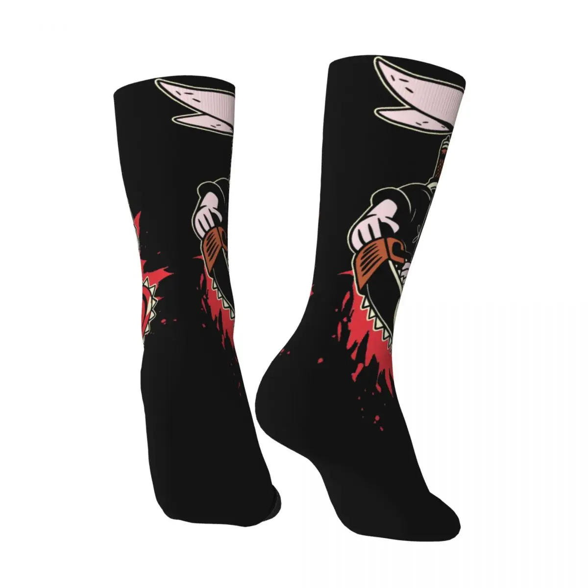 Funny Men's Compression Socks Killer Retro Harajuku Samurai Rabbit The Usagi Chronicles Hip Hop Novelty Pattern Crew Crazy Sock