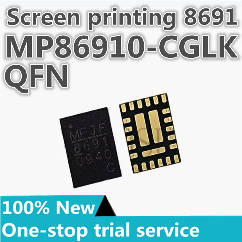 2-50PCS %New MP86910-CGLK MP86910 C MP8691 printing 8691 QFN