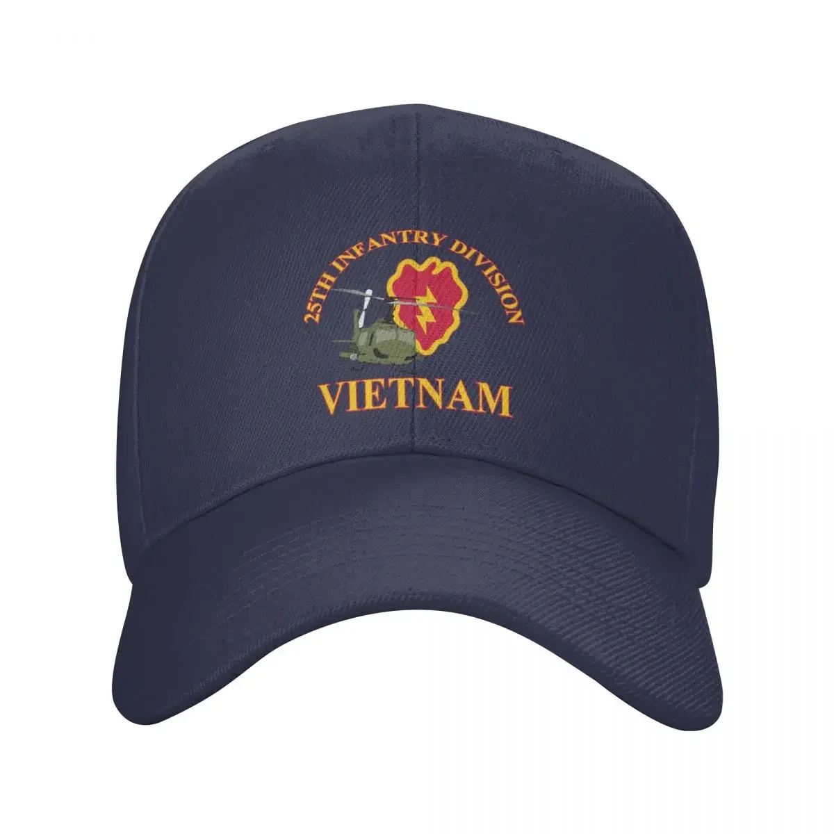 Vietnam - 25th Infantry Division - UH1 Gunship Baseball Cap Mountaineering Hat Man Luxury Caps For Women Men'S