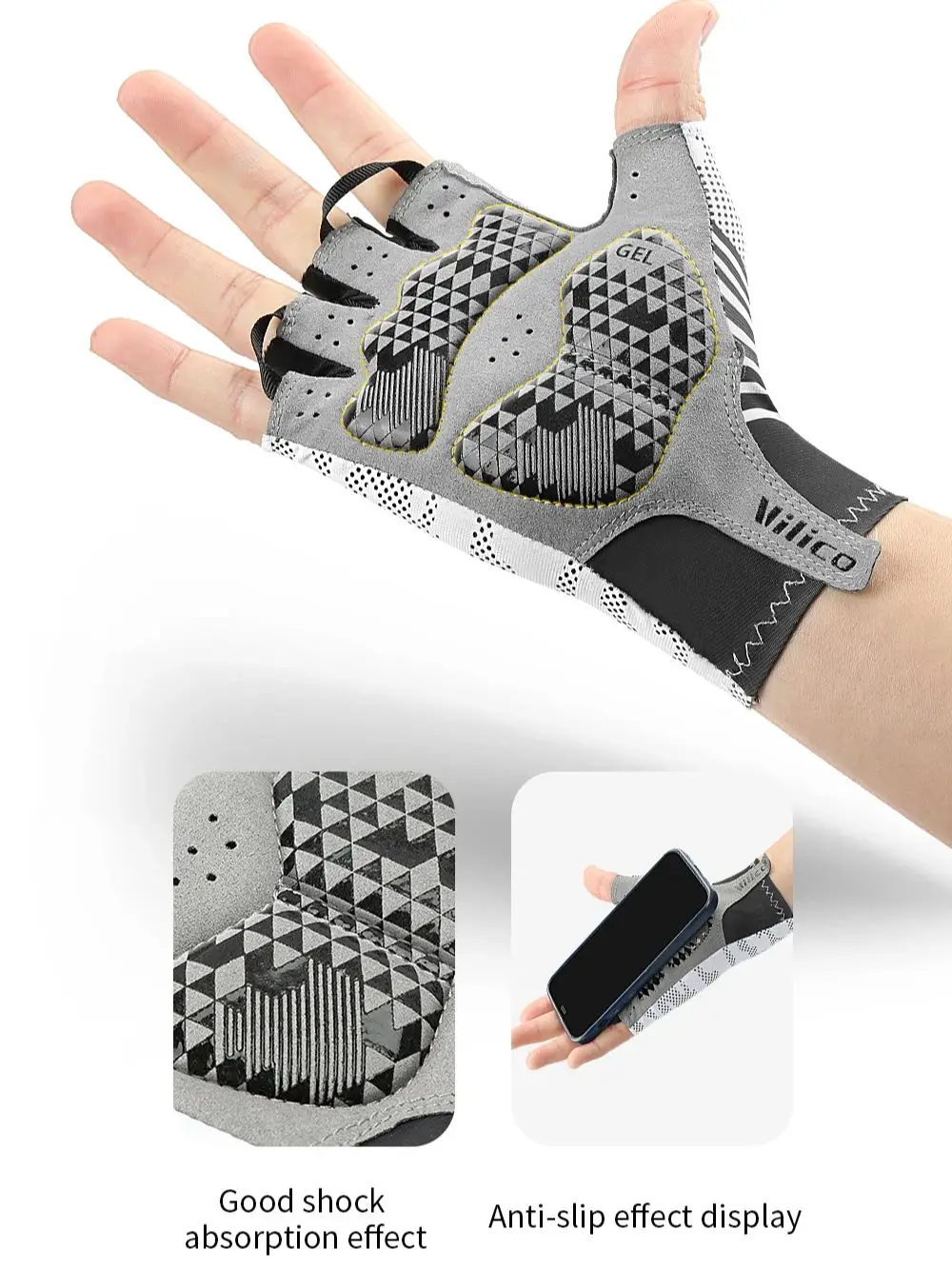 AliExpress NONE Summer Cycling Gloves Fingerless Fitness Fishing Women Men Spring Gym Breathable Non-slip Yoga Elastic Sport Bicycle Gloves