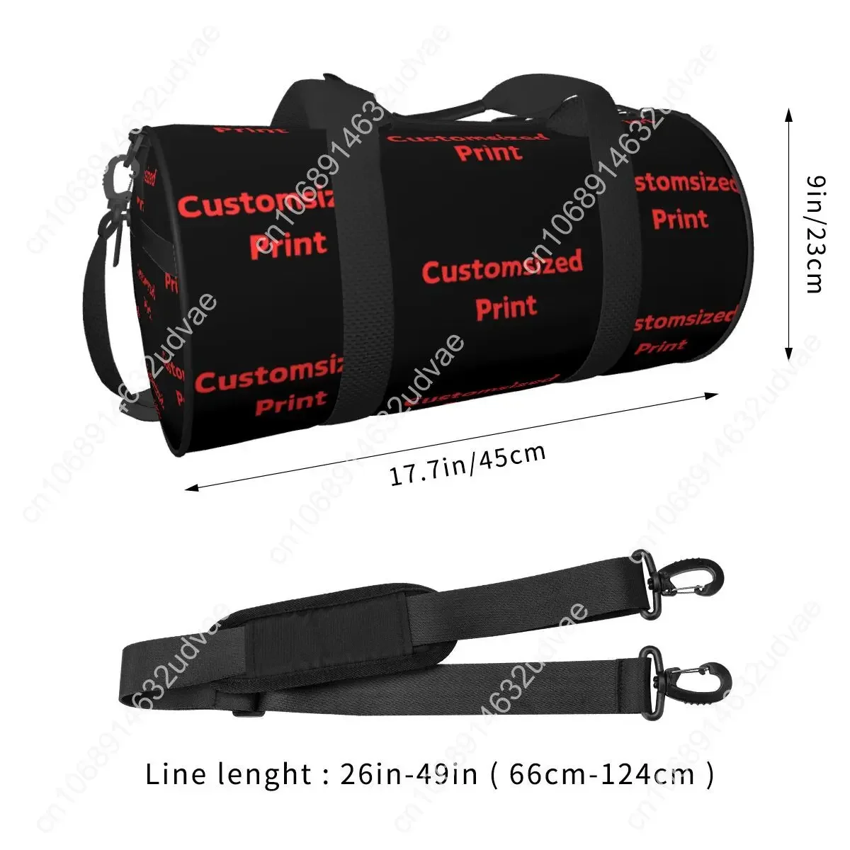 YOUR image Gym Bag Desing Cool Outdoor Sports Bags with Shoes Training Printed Handbag Vintage Fitness Bag For Couple