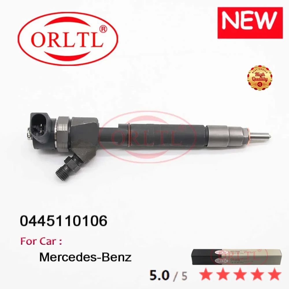 

ORLTL NEW 0445110106 0 445 110 106 6110701487 6110701687 for BOSCH Mercedes-Benz Common Rail Diesel Injector