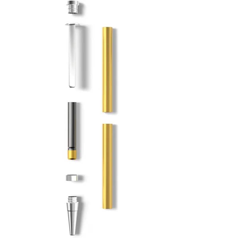 

A27F-Rollerball Pen Kits For Woodturning 10Pack Premium Titanium-Slimline Turning Supplies Twist Set Lathe Turning Accessories