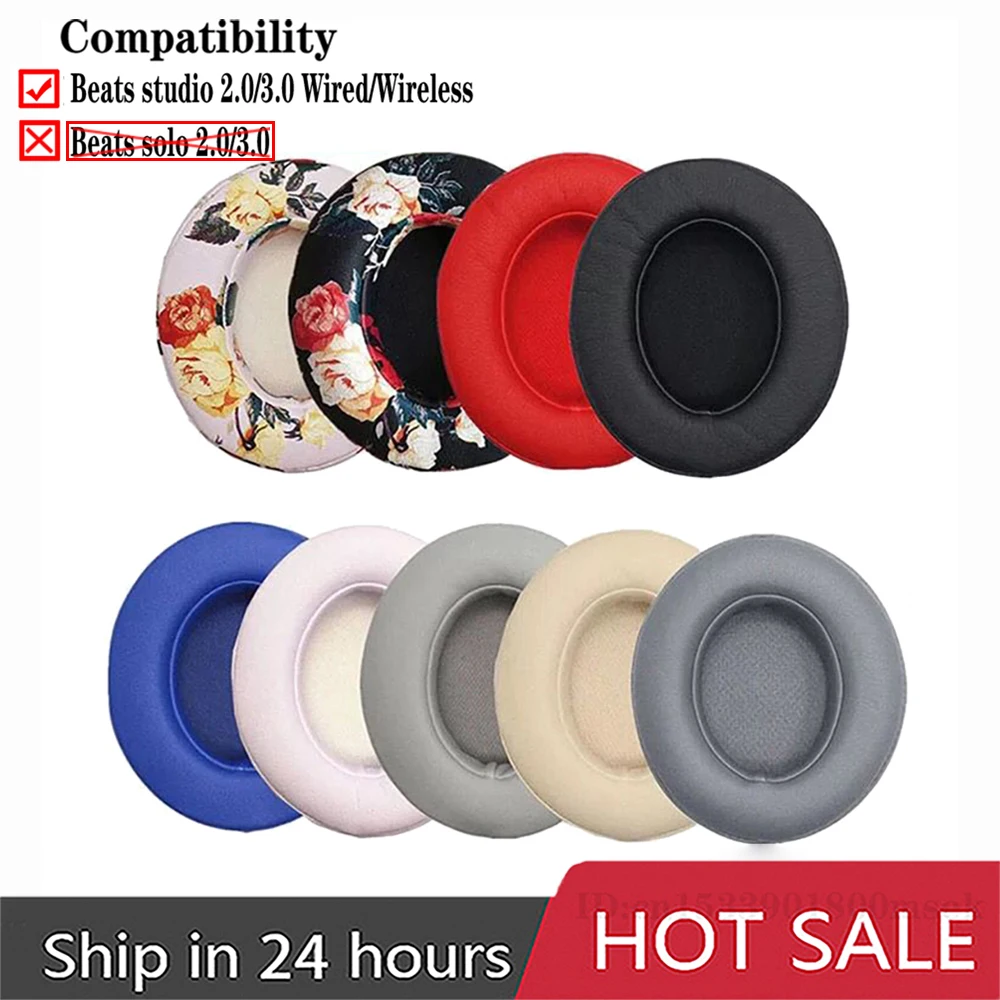 For Beats Studio Replacement Earpads Cushions Professional Customized Ear Pad Fits Studio 3 Wired/Wireless & Studio 2 Wireless