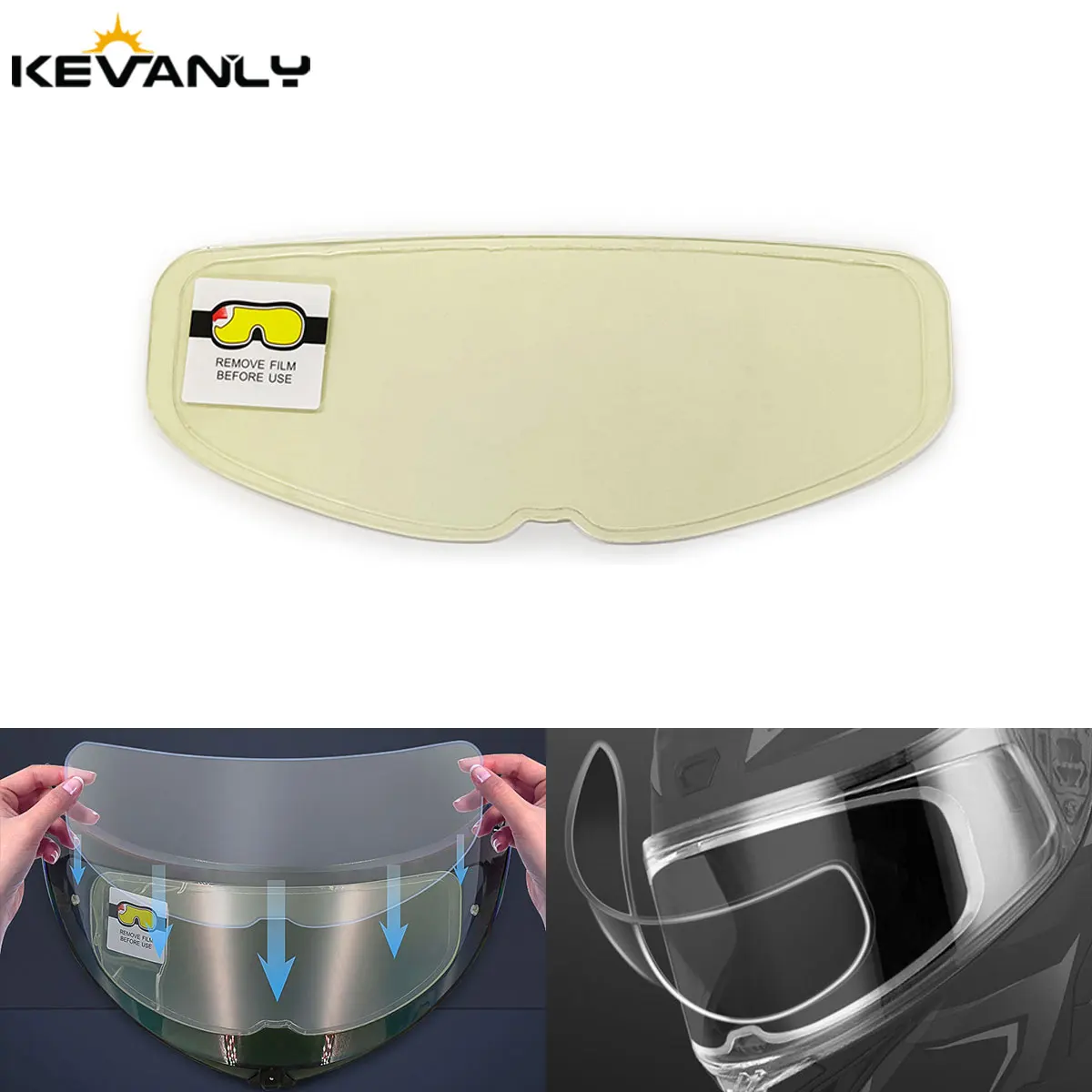 

Мотоциклетный шлем, прозрачная противотуманная непромокаемая пленка, линзы для шлема, прочная наклейка с нанопокрытием, аксессуары для мотобезопасного шлема для вождения