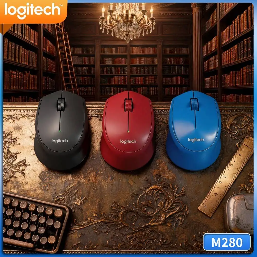 Routine Office Wireless Mouse M280 Soft Click Buttons Usb Dongle For Desktop Pc Home Study Ordinary Computer Work Tasks