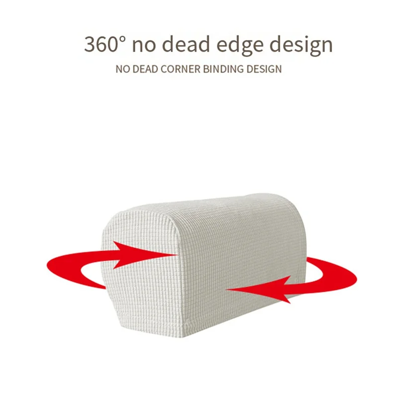

NEW-2PCS Soft Stretch Plush Armrest Covers, Stretch Armrest Covers For Chairs/Sofas, Couch Arm Covers