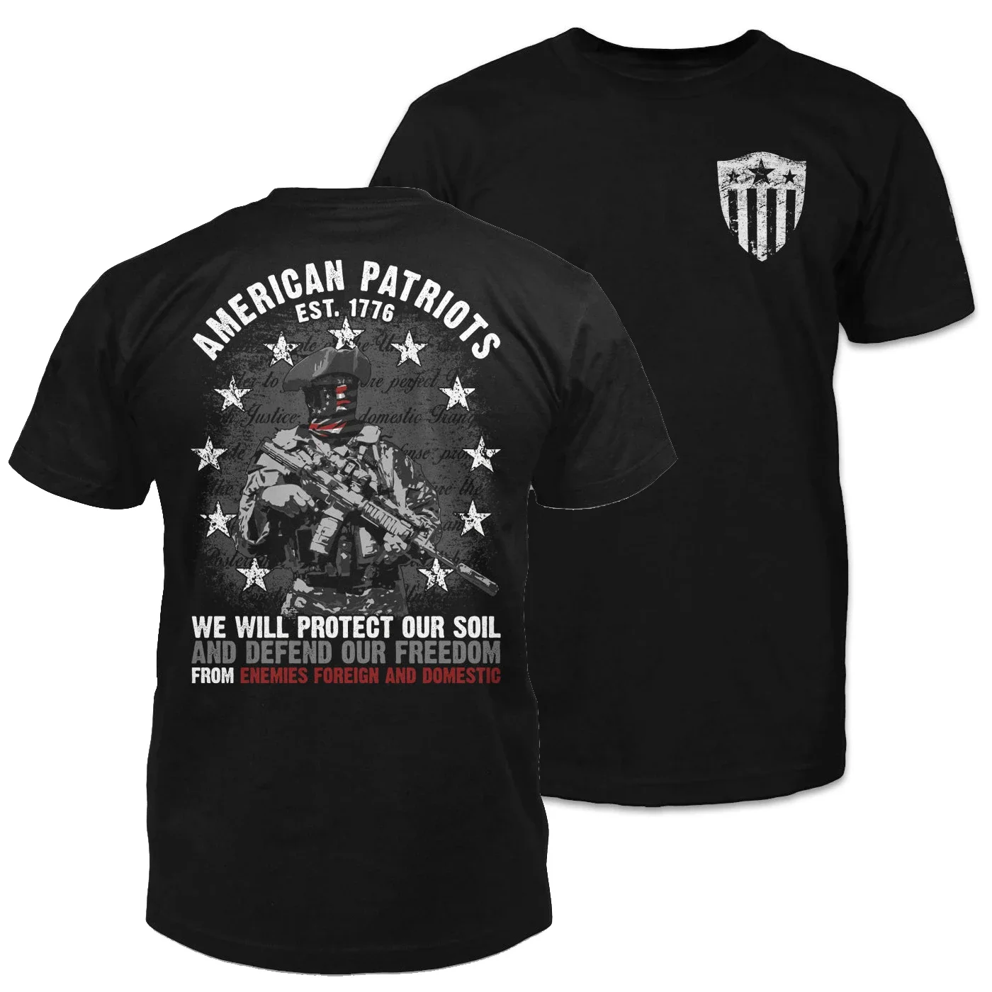 Declaration of Independence Guardians American Patriots T-Shirt 100% Cotton O-Neck Short Sleeve Casual Mens T-shirt Size S-3XL