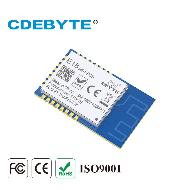 CC2530 ZigBee Module 8051 MCU CDEBYTE E18-MS1-PCB 2.4GHz IO Ad Hoc Mesh Network Router Terminal Coordinator Wirelss Transceiver