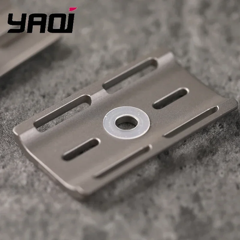 Afeitadora de barba YAQI Ghost, maquinilla de afeitar de seguridad ligera de titanio, afeitadora de barba coleccionables, regalo de cumpleaños para novio