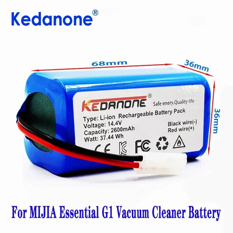 Original/Genuine For Xiaomi Replacement Battery H18650CH-4S1P For XIOMI MIJIA Mi Robot Vacuum-Mop Essential G1 SKV4136GL MJSTG1