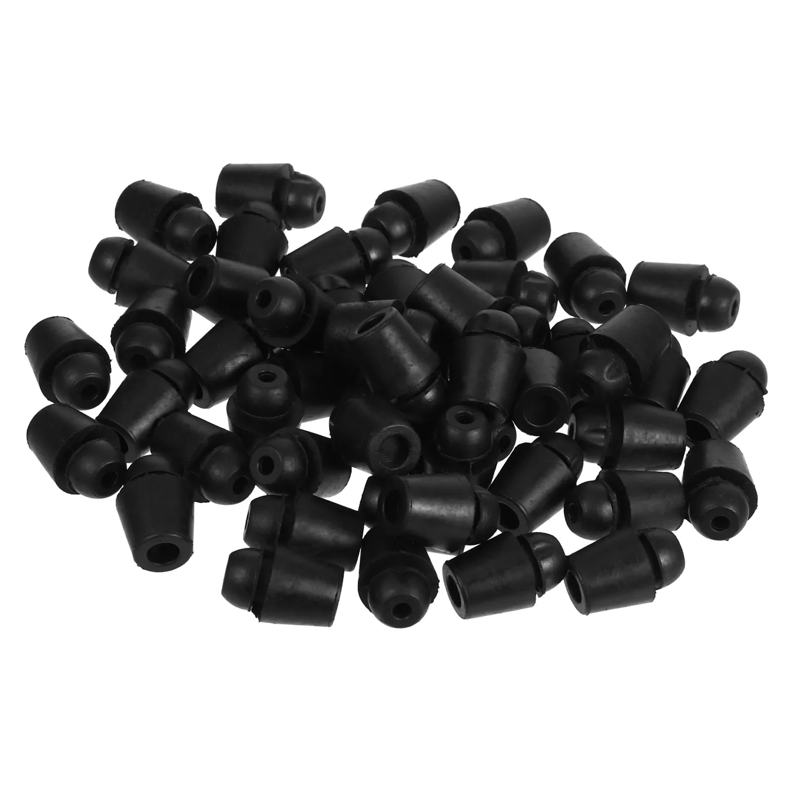 50Pcs Car Door Shock Absorber Anti-Vibration Rubber Gasket Impact Cushion Bumper Trunk Protector Car Door Edge Guard Pads