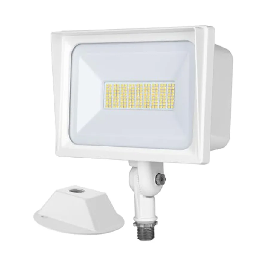 

65W LED Flood Light Outdoor, 6670 LM Super Bright 500W Equivalent IP65 Waterproof Knuckle Mount LED Security Light, 5000K Dayli