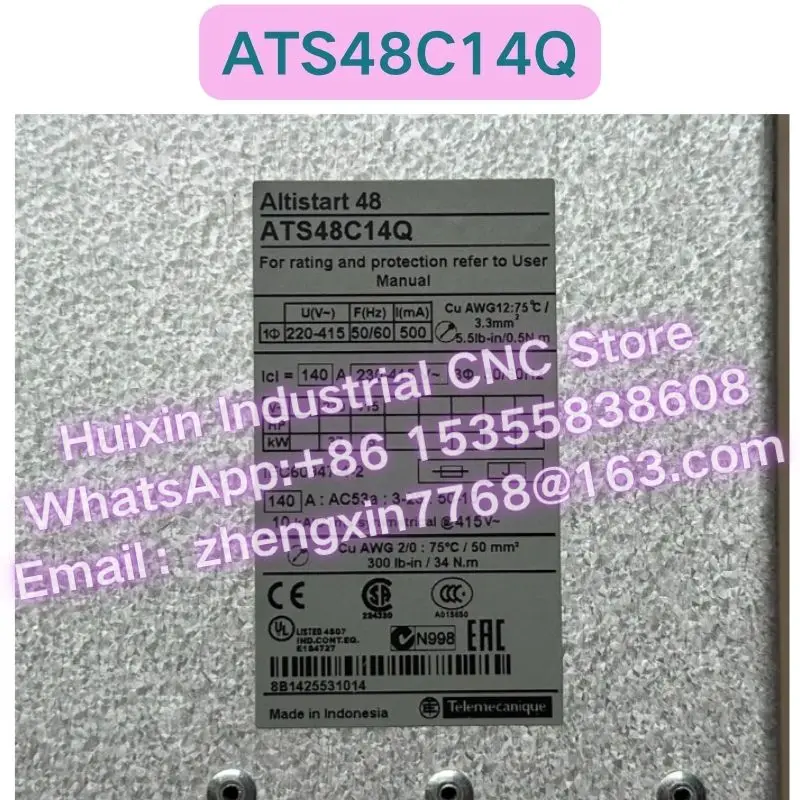 Brand New And Original ATS48C14Q Soft Starter Fast delivery