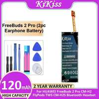 Earphone Battery 120Mah For Huawei Freebuds 2 Pro CM-H2 Flypods Tws CM-H2S Bluetooth Headset 2Pc