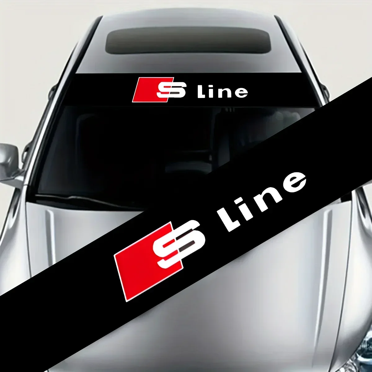 

Car Sunshade Stickers Auto Front Windshield For Audi A4L A6L A3 A4 TT Q3 Q5 Q7 A5 A7 S3 S4 S5 S6 S8 RS3 RS4 RS5 RS6
