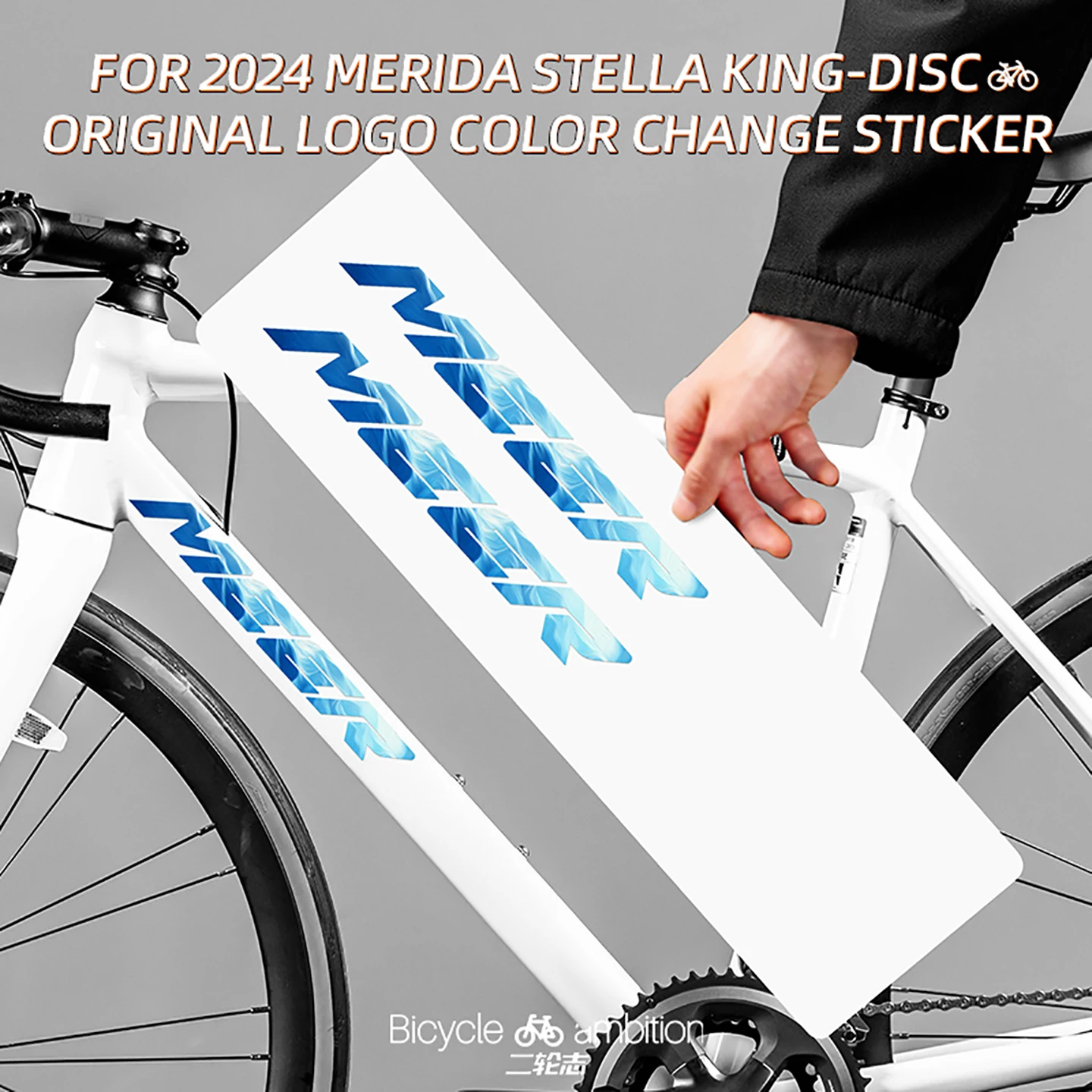 

For 2024 MERIDA Scultura King D Road Bike Stickers Color Change Down Tube Custom Decoration